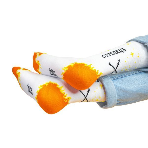 Шкарпетки "Стрілець" - білі SC-7-2 фото